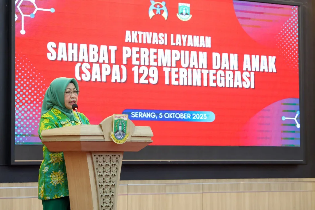 Virgojanti, Pj Sekda Provinsi Banten Luncurkan Aktivasi Layanan Sahabat Perempuan dan Anak (SAPA) 129 Terintegrasi