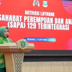 Virgojanti, Pj Sekda Provinsi Banten Luncurkan Aktivasi Layanan Sahabat Perempuan dan Anak (SAPA) 129 Terintegrasi