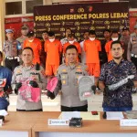 Kapolres Lebak Jajaran beserta  Sat Reskrim Polres Lebak berhasil amankan 5 Pelaku dan 14 Unit Sepeda Motor