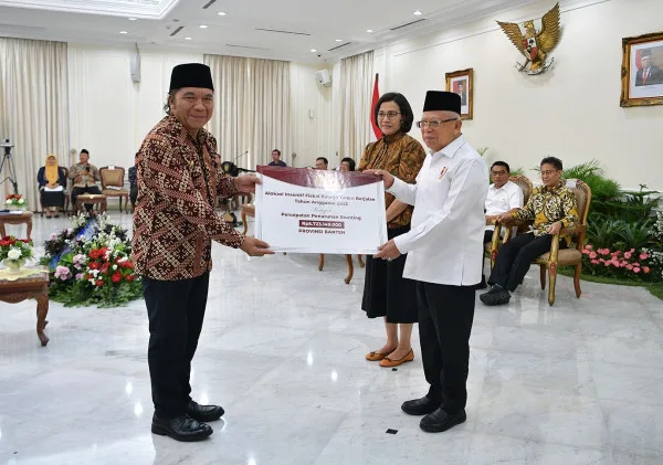 Pemprov Banten Raih Insentif Fiskal Rp5,7 Miliar