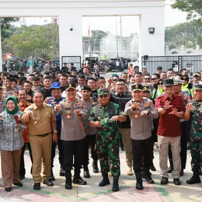Saksikan Simulasi Pengamanan Capres dan Cawapres, Pj Gubernur Banten Siap Sukseskan Pemilu 2024