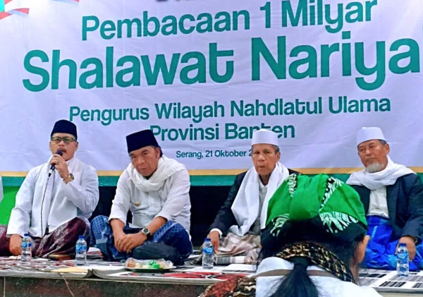 PWNU Provinsi Banten Bersama Pj Gubernur Al Muktabar Gelar Pembacaan 1 Miliar Sholawat Nariyah