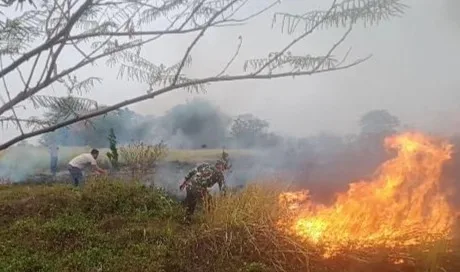 Kebakaran Di Cikande Berhasi Dipadamkan