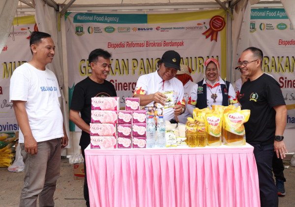 Pj Gubernur Al Muktabar: Hadirkan Gerakan Pangan Murah Untuk Masyarakat