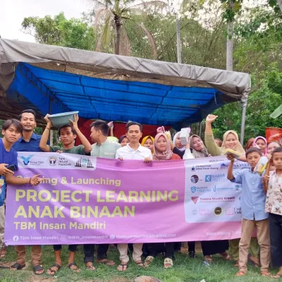 Siapkan Generasi Emas 2045, TBM Insan Mandiri Launching Program untuk Anak Binaan