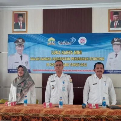Percepatan Penurunan Stunting, Danramil 0602-02/Kasemen Hadir dalam Loka Karya Mini