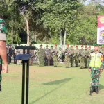 Pimpin Apel Gelar Pasukan, Dandim 0602/Serang Tegaskan Netralitas TNI Harga Mati