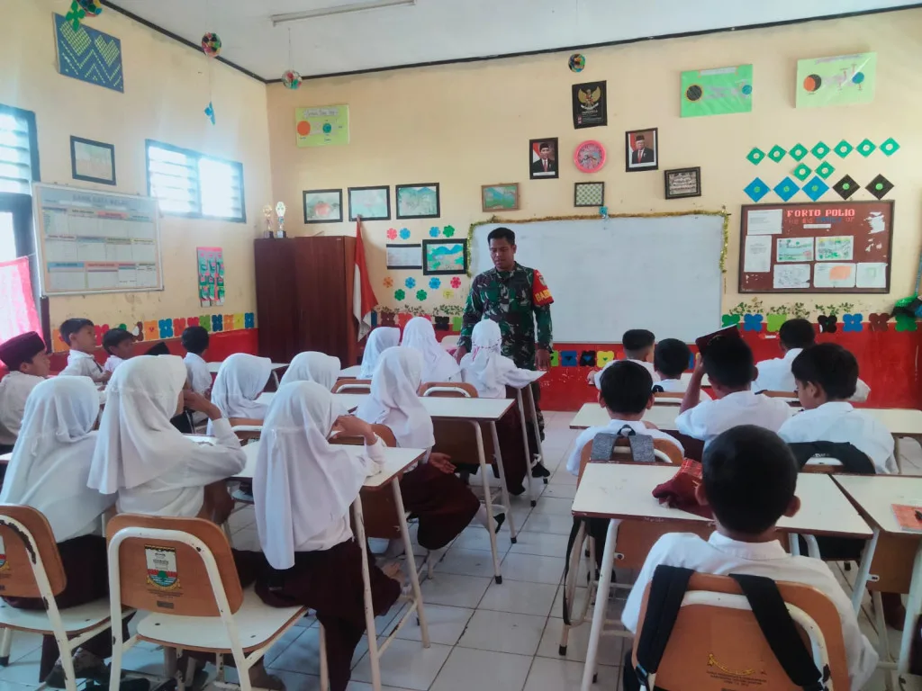 Koramil 0602-15/Baros Laksanakan Sosialisasi Pencegahan Pelecehehan Seksual di Sekolah