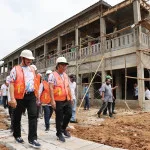 Pj Gubernur Banten Al Muktabar Tinjau Pembangunan SMAN 4 Rangkasbitung