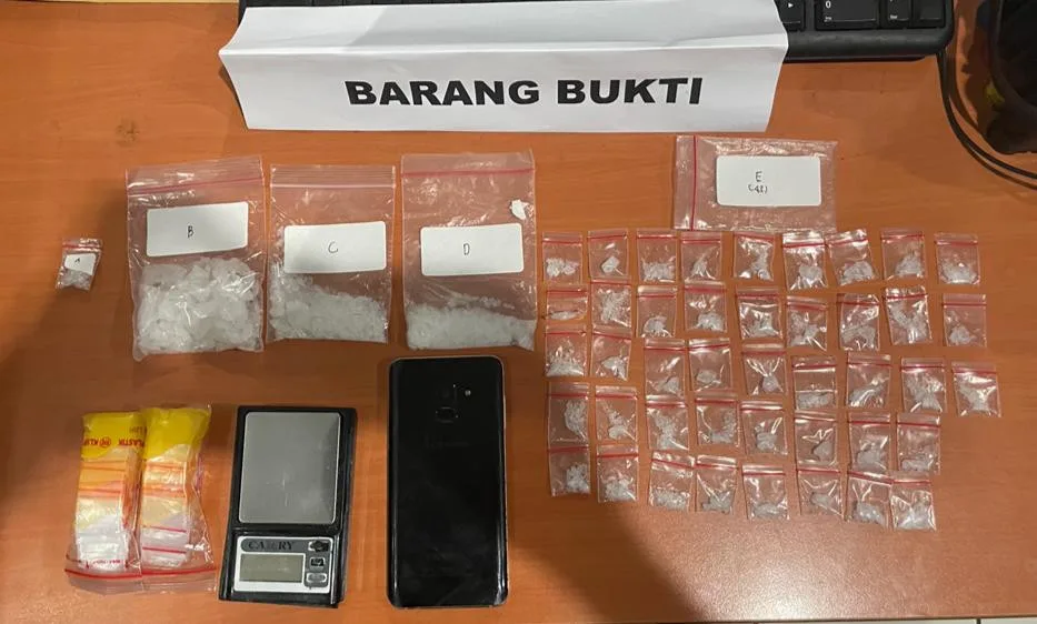 Satresnarkoba Polres Cilegon Amankan Residivis Kasus Narkoba