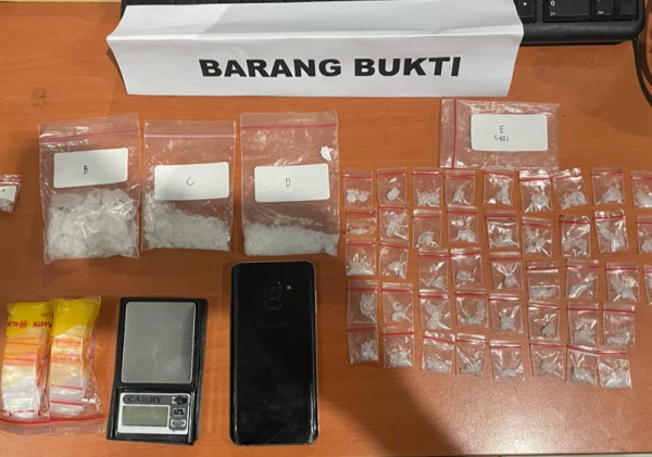 Satresnarkoba Polres Cilegon Amankan Residivis Kasus Narkoba