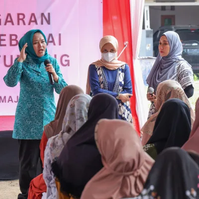 Pj Ketua TP PKK Provinsi Banten Tine Al Muktabar: Senam dan Asupan Gizi Ibu Hamil Cegah Stunting Baru