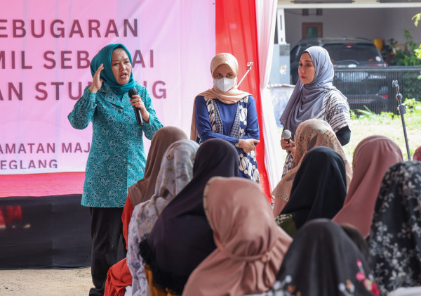 Pj Ketua TP PKK Provinsi Banten Tine Al Muktabar: Senam dan Asupan Gizi Ibu Hamil Cegah Stunting Baru