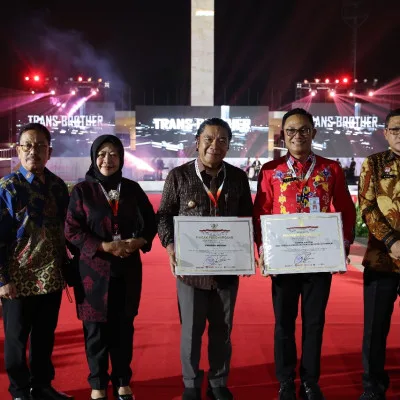 Pj Gubernur Bantem Al Muktabar Raih Piagam Penghargaan Peduli HAM