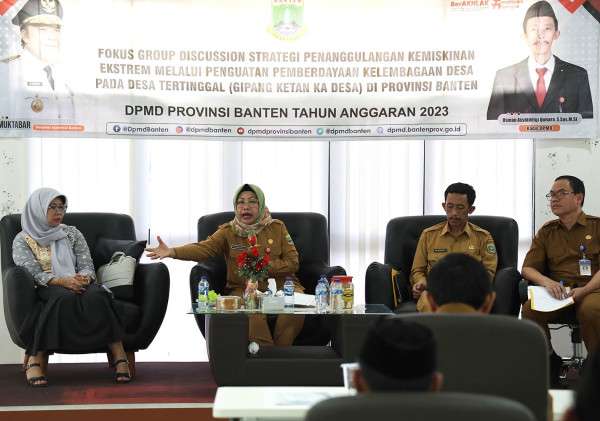FGD Strategi Penanganan Kemiskinan Ekstrem, Pj Sekda: Pemdes Ujung Tombak Keberhasilan Program