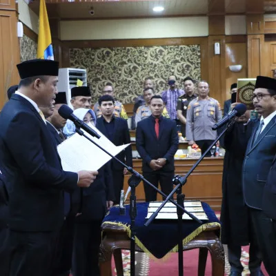 Hasil PAW, Tiga Anggota DPRD Kabupaten Serang Periode 2019-2024 Diresmikan