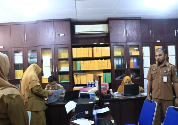 Pasca Libur Nataru, BKPSDM Sidak Pegawai Pemkab Serang Pastikan 100 Persen Masuk Kerja