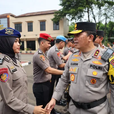 Kapolda Banten Pimpin Upacara Kenaikan Pangkat Polri Polda Banten Periode 1 Januari 2024