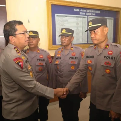 Kapolres Lebak Sambut Kunjungan Kerja Kapolda Banten
