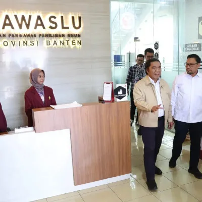 Pj Gubernur Dan Bawaslu Banten Pastikan Stabilitas Stabilitas Daerah Terjaga