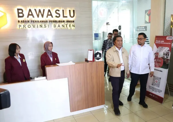 Pj Gubernur Dan Bawaslu Banten Pastikan Stabilitas Stabilitas Daerah Terjaga