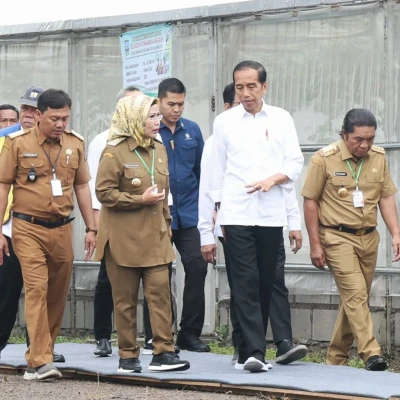 Pj Gubernur Banten Al Muktabar Dampingi Presiden Jokowi Tinjau Realisasi Dana Desa