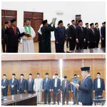 Pelantikan Pejabat Eselon III, IV, Kepala Madrasah, dan Kepala KUA di Kanwil Kemenag Prov. Banten