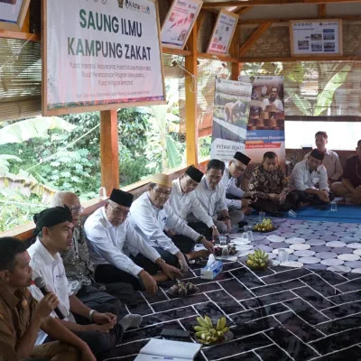 Perkuat Sinergitas, LAZ-Baznas Se-Banten Gelar Silaturahmi di Saung Ilmu Kampung Zakat