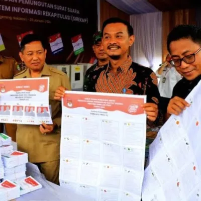 Simulasi Pemungutan Suara Pemilu 2024 di Tangerang