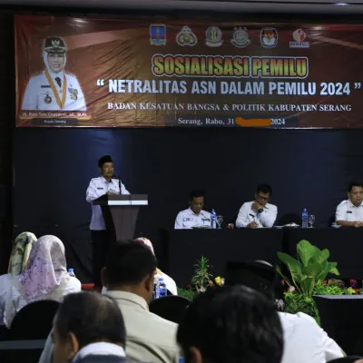 Menjaga Netralitas ASN: Sosialisasi Bakesbangpol Kabupaten Serang untuk Pemilu 2024