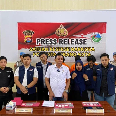 Operasi Penangkapan: Satresnarkoba Polresta Serang Kota Menggulung Jaringan Narkotika, Enam Tersangka Diamankan