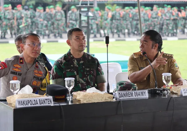 Kesiapan dan Solidaritas TNI/Polri dan Forkopimda Provinsi Banten untuk Pengamanan Pemilu 2024