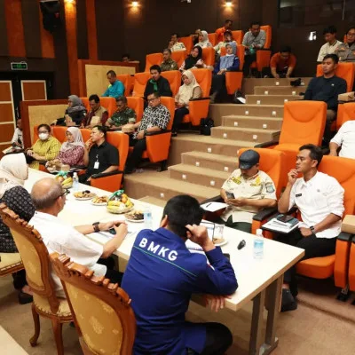 Antisipasi Bencana, Pj Sekda Banten Koordinasi dengan BPBD dan Stakeholder Jelang Pemilu 2024