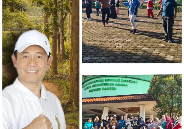 Kakanwil Kemenag Banten: Sehatkan Jasmani dengan Berolahraga dan Sehatkan Rohani dengan Berdzikir