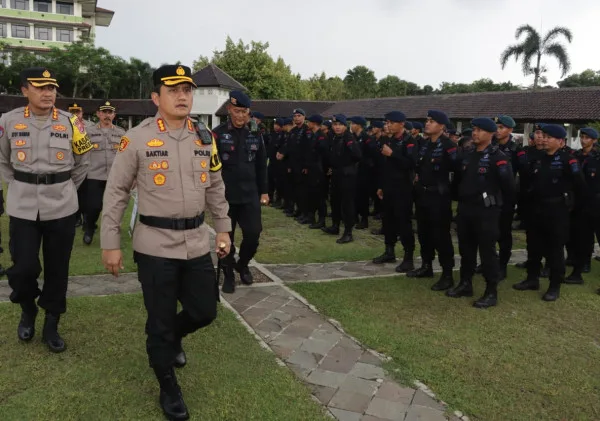Polresta Tangerang Siap Amankan Pemilu 2024, Gelar Apel Pergeseran Pasukan
