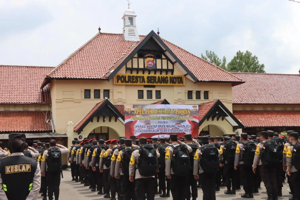Polresta Serang Kota Siaga Tinggi: Strategi dan Sinergi dalam Pengamanan Pemilu 2024