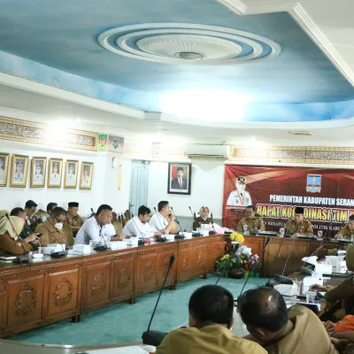 Rapat Koordinasi Pemilu 2024: Kabupaten Serang Tingkatkan Partisipasi Pemilih dan Jamin Pemilu Damai