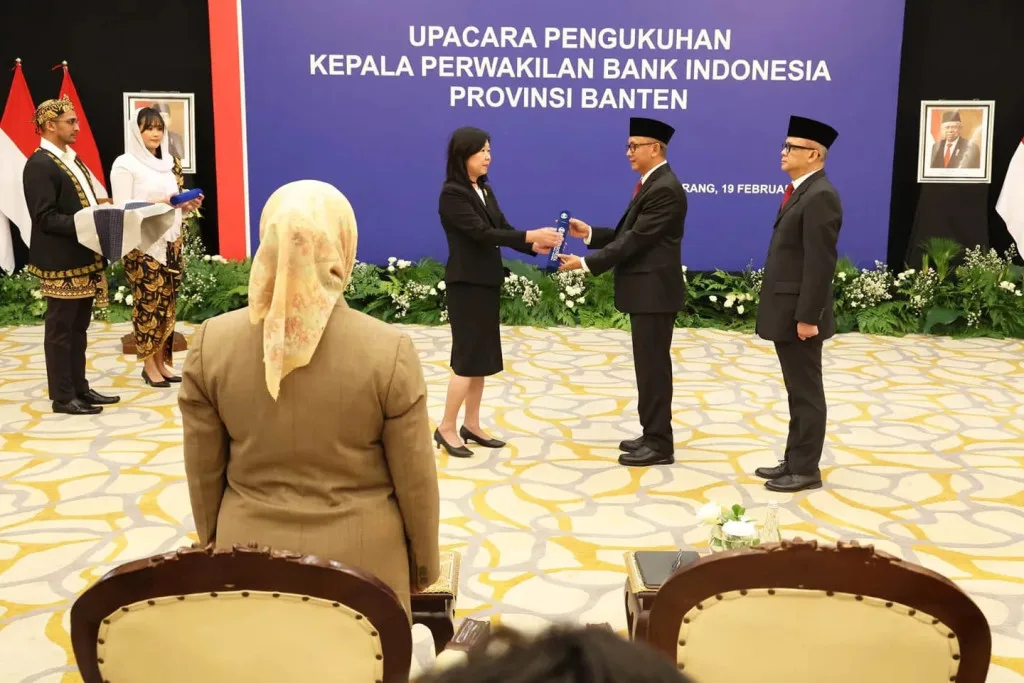Pengukuhan Kepala Perwakilan Bank Indonesia Provinsi Banten Baru