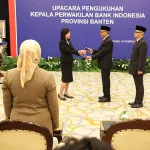 Pengukuhan Kepala Perwakilan Bank Indonesia Provinsi Banten Baru