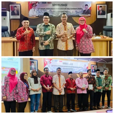 Sosialisasi Layanan/Kebijakan Pendapatan Asli Daerah/PAD Provinsi Banten