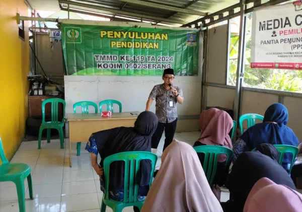 TMMD dan Pemerintah Kabupaten Serang Kolaborasi dalam Penyuluhan Pendidikan untuk Membentuk Karakter Generasi Muda