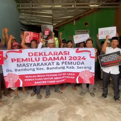 Karang Taruna Desa Bandung Deklarasikan Pemilu Damai 2024: Mewujudkan Pemilu yang Aman dan Berintegritas