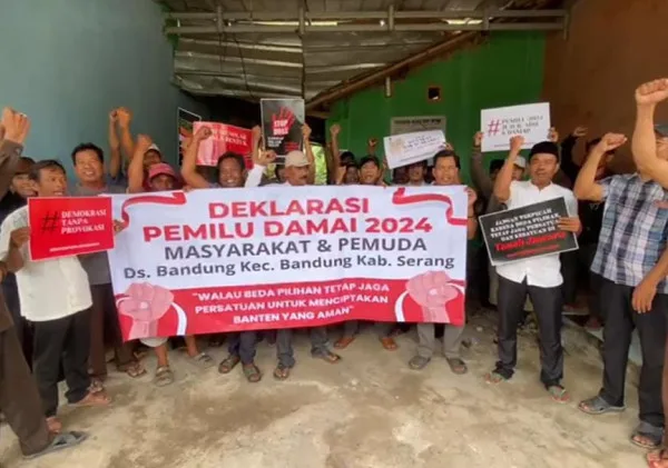 Karang Taruna Desa Bandung Deklarasikan Pemilu Damai 2024: Mewujudkan Pemilu yang Aman dan Berintegritas