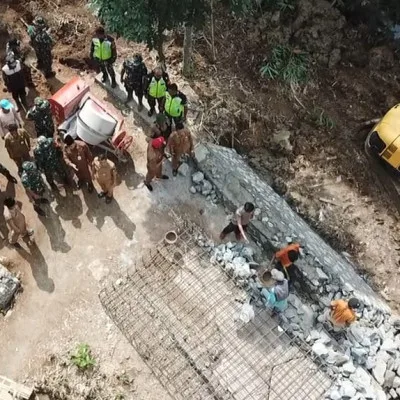 Kunjungan Kerja Asrena Kasad ke TMMD Ke-119 Kodim 0602/Serang