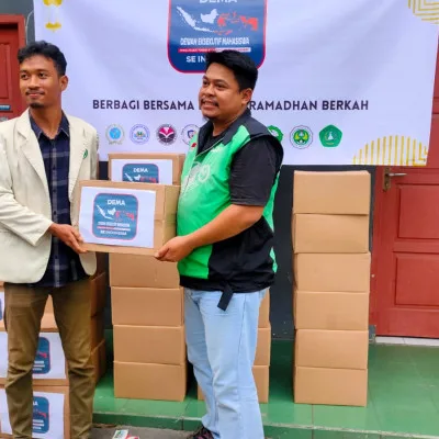 Mahasiswa PTKIN Seluruh Indonesia Bagikan Sembako Menyambut Ramadhan 1445 H