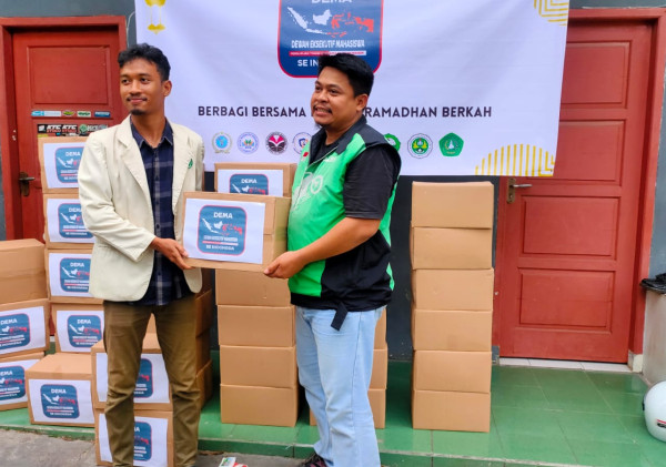 Mahasiswa PTKIN Seluruh Indonesia Bagikan Sembako Menyambut Ramadhan 1445 H