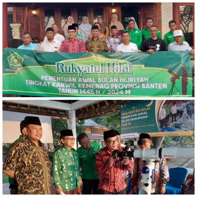 Hilal Hari ini 1445 H. Di Banten Belum Terlihat