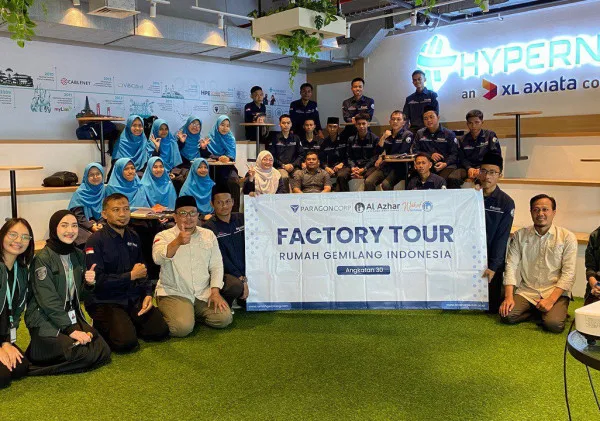 Santri RGI Kunjungi Hypernet Technologies dalam Rangkaian Factory Tour
