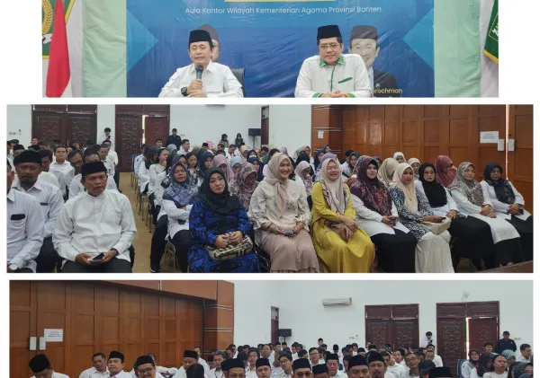 Pembinaan Pegawai Kanwil Kemenag Banten Pasca Idul Fitri 1445 H/2024 M.