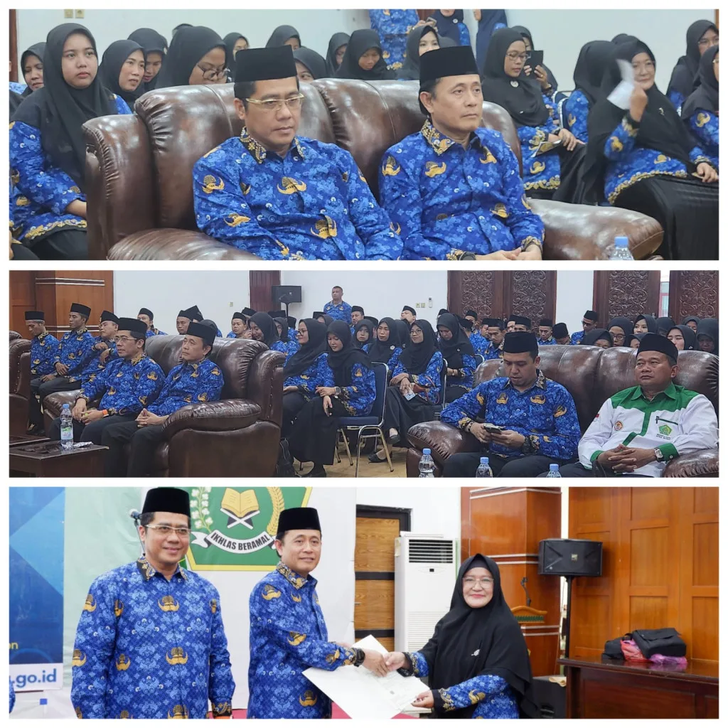 Pelantikan Pegawai Pemerintah dengan Perjanjian Kerja di Kantor Wilayah Kementerian Agama Provinsi Banten